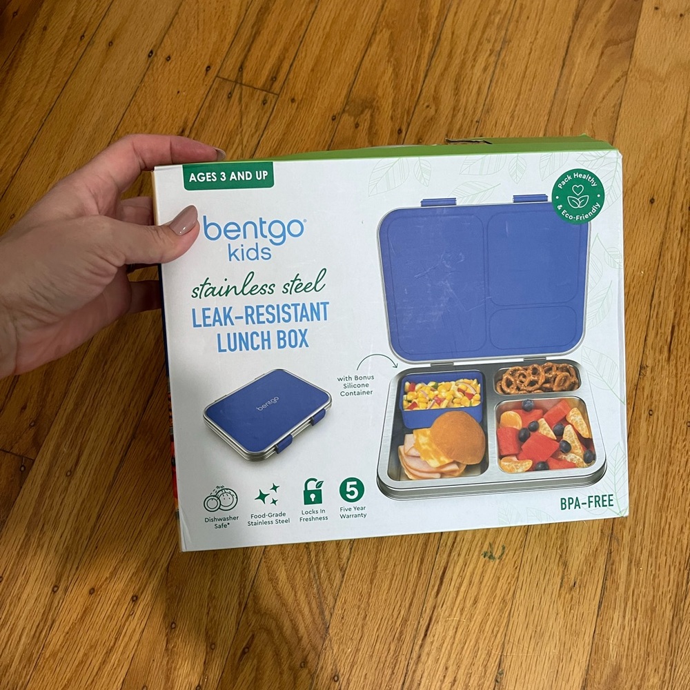 BENTGO metal lunch box blue